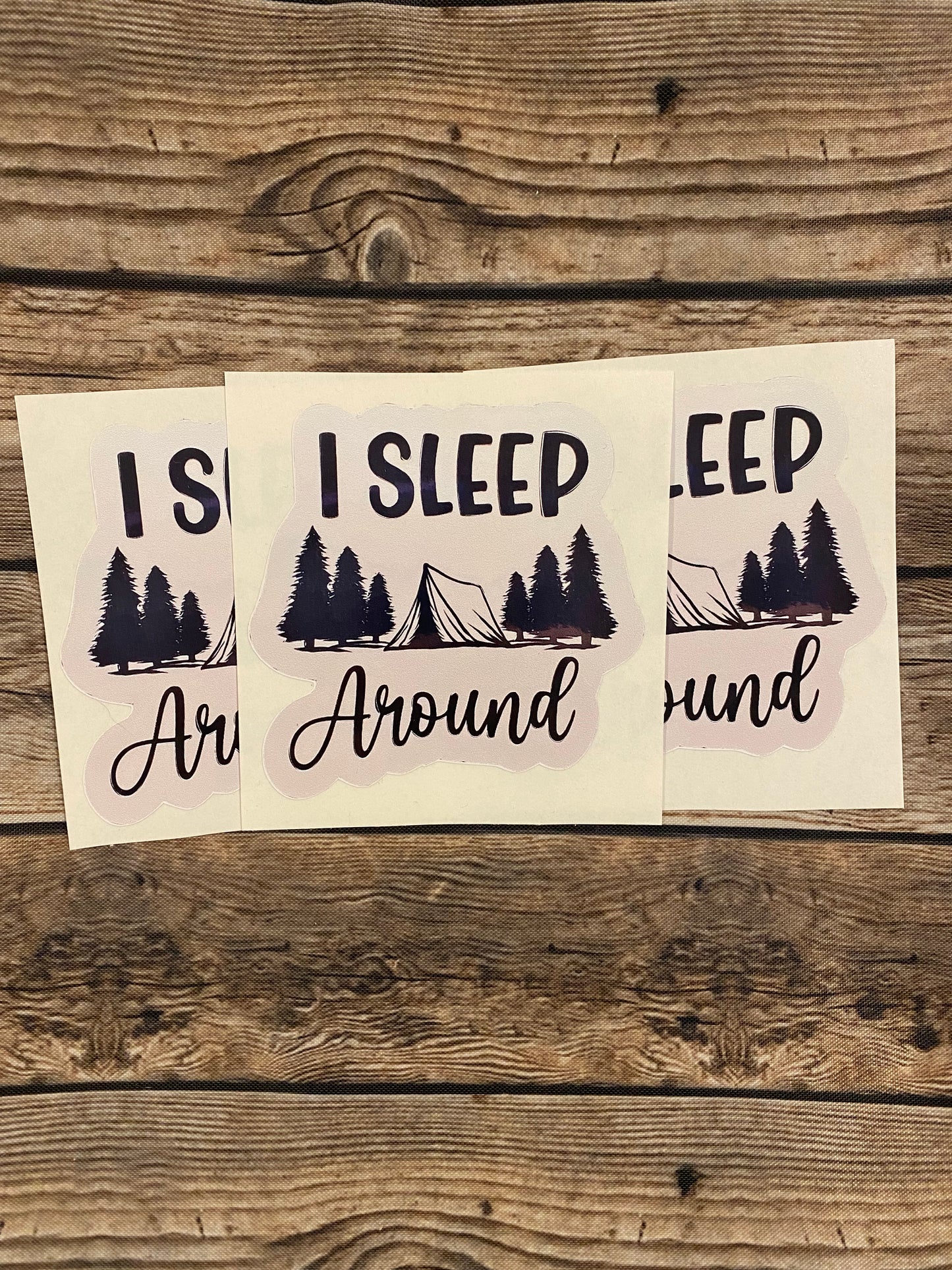 Camping Sticker