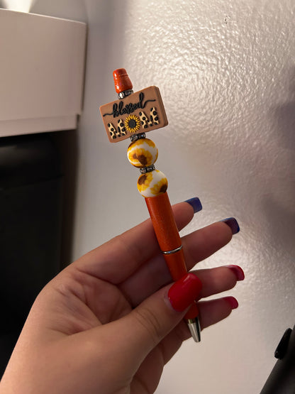 Blessed Mom Sunflower Pen