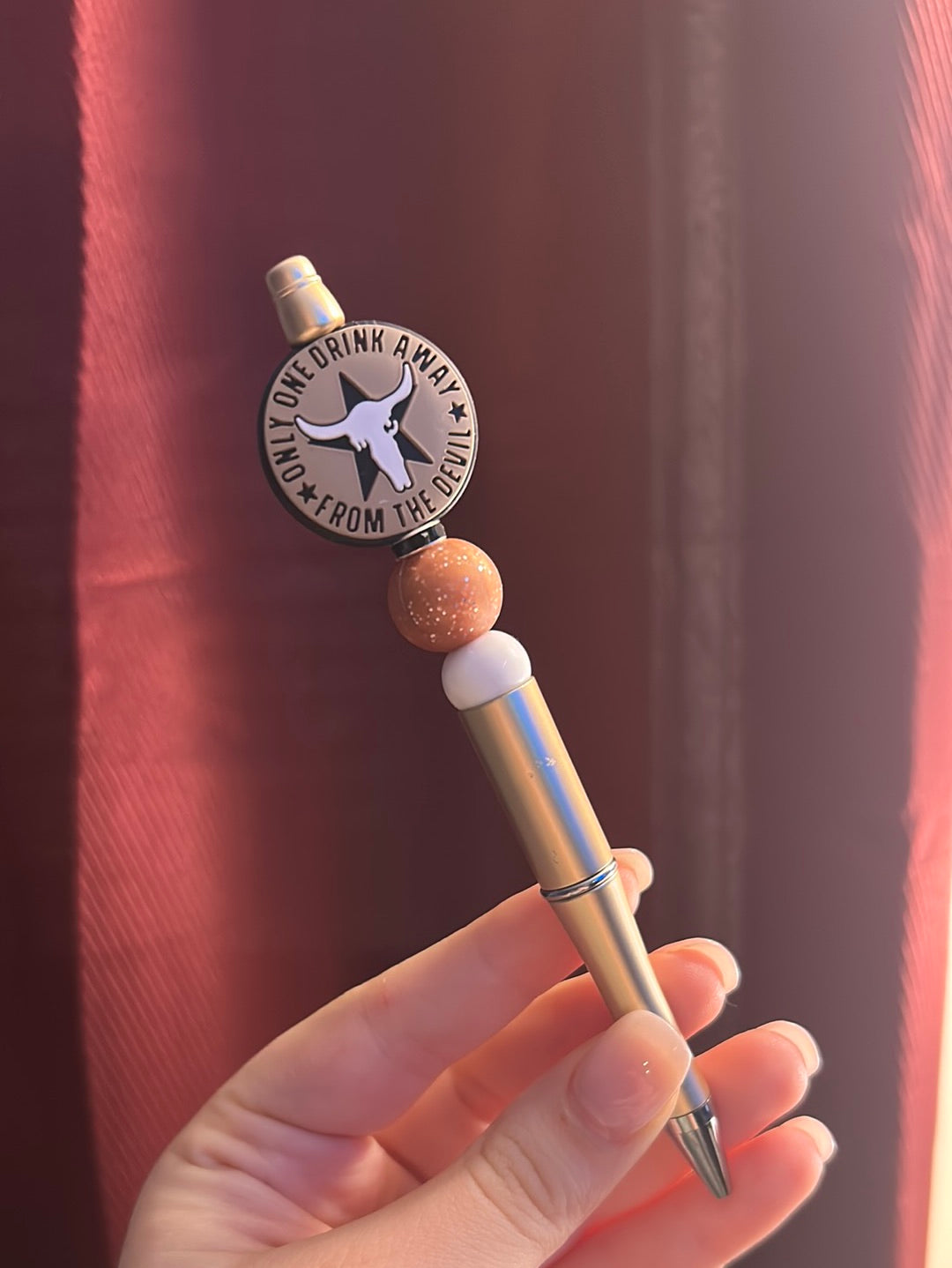 Gold One Drink Away Pen