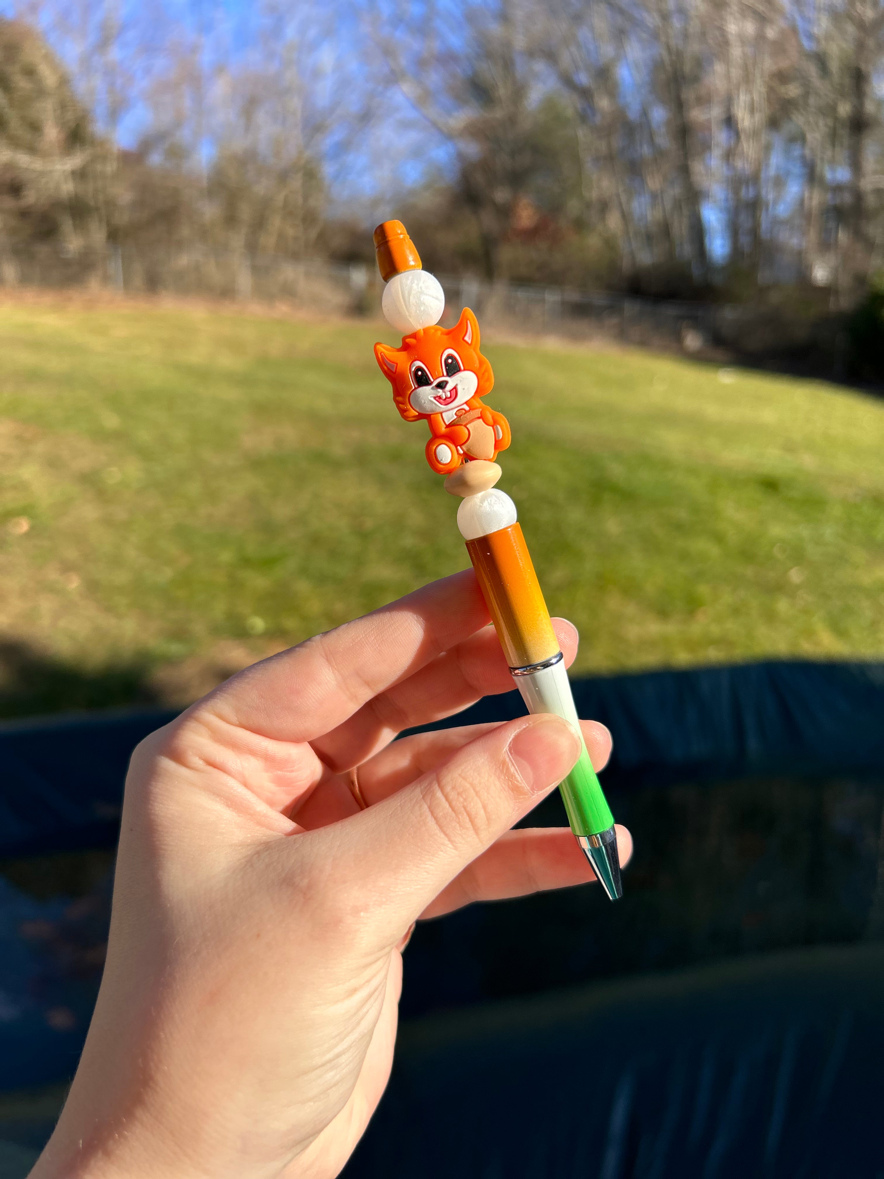 Orange Fox Pen