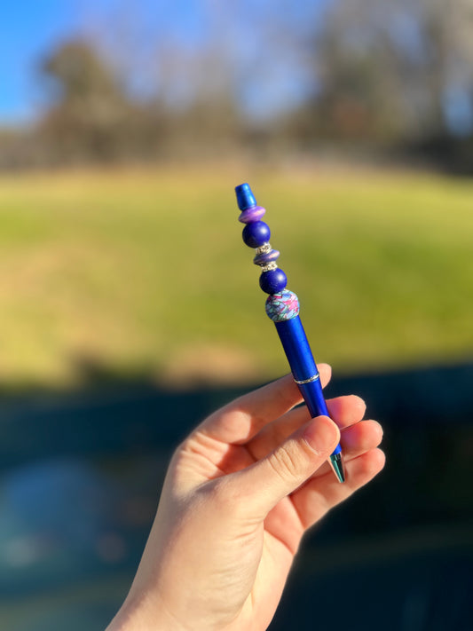 Deep Blue and Purple Pen