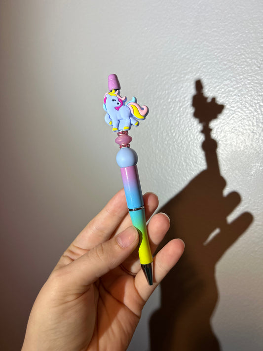 Blue Unicorn Pen
