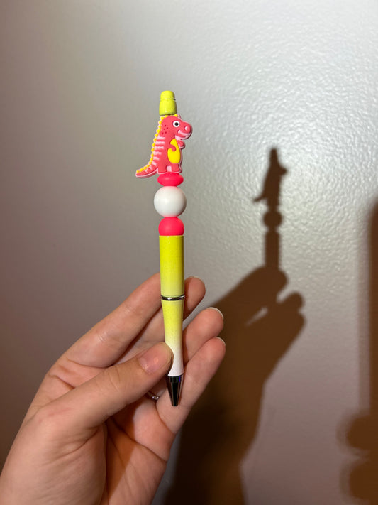Pink Dino Pen