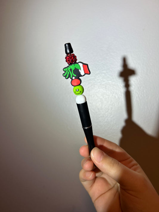 Green Hand Christmas Pen