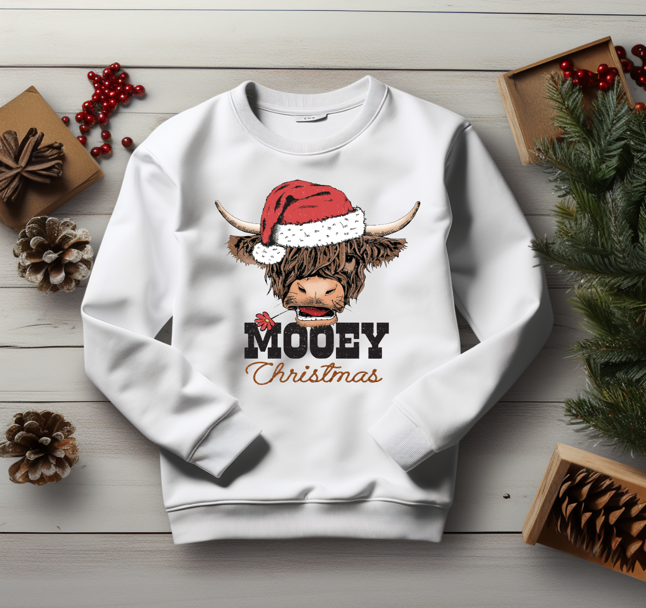 Mooey Christmas Crew Neck