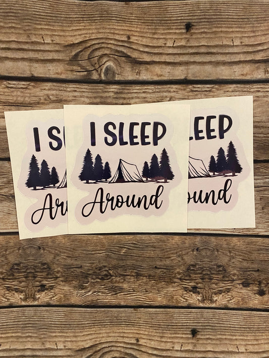 Camping Sticker