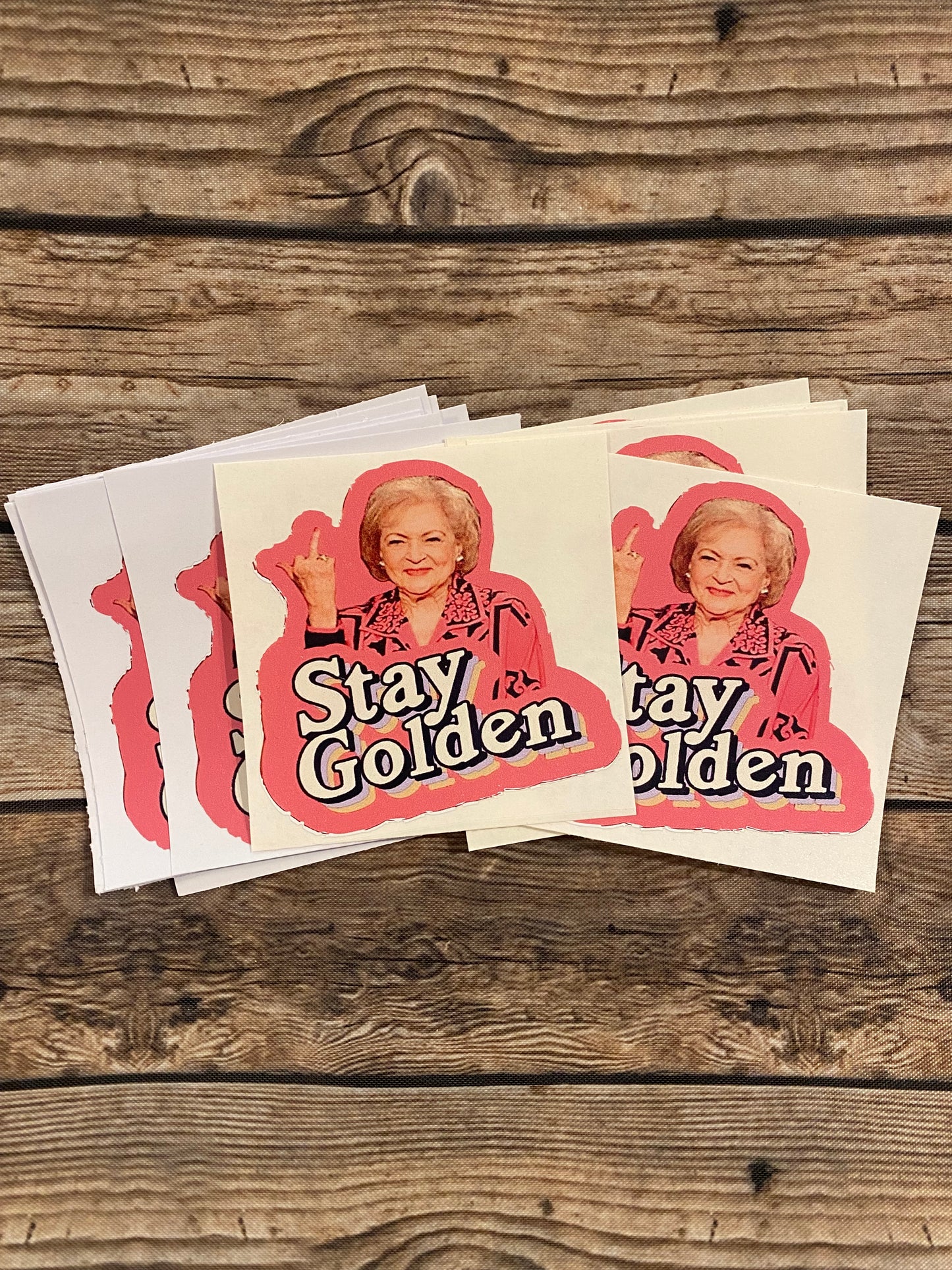 Stay Golden Sticker