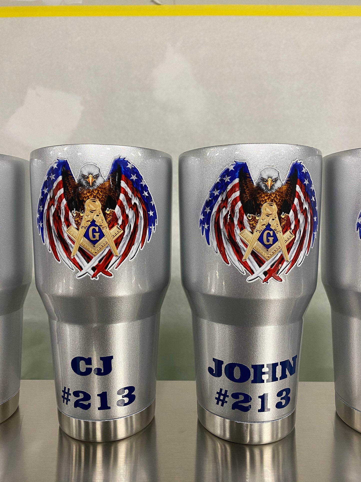 Masonic tumbler
