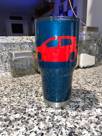 Car and truck custom tumblers