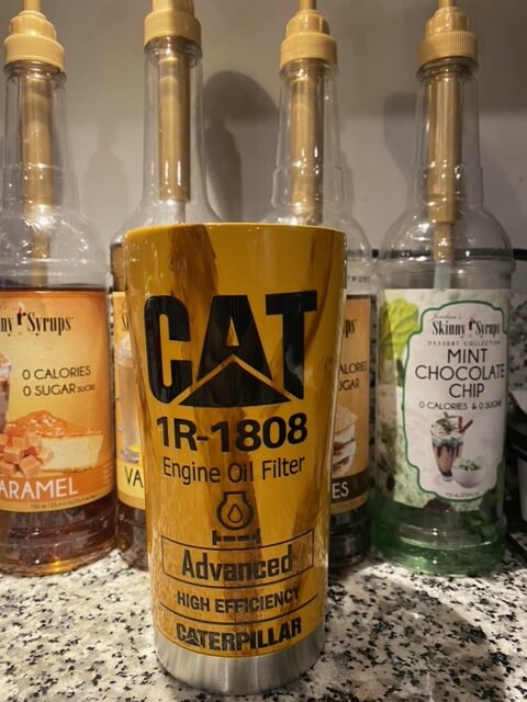 CAT Oil Filter Tumbler – ckilladesigns